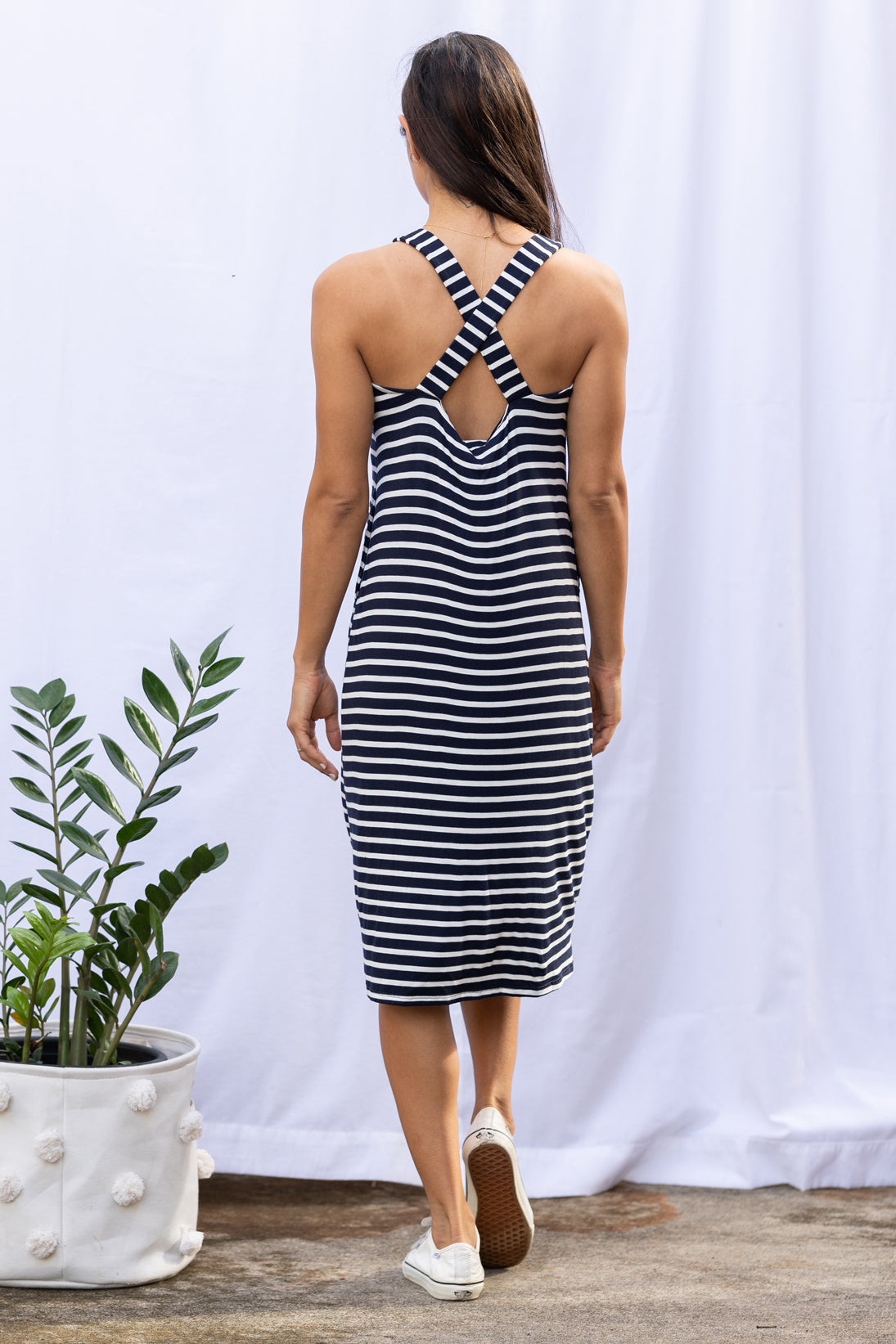 Ten Tomorrow: MILLY Cross Back Dress Ten Tomorrow: MILLY Cross Back Dress